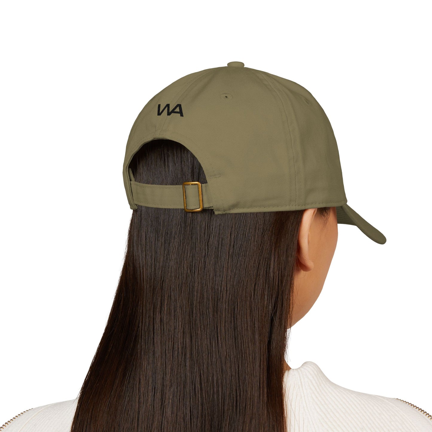 WA Organic Embroidered Baseball Cap — Minimal