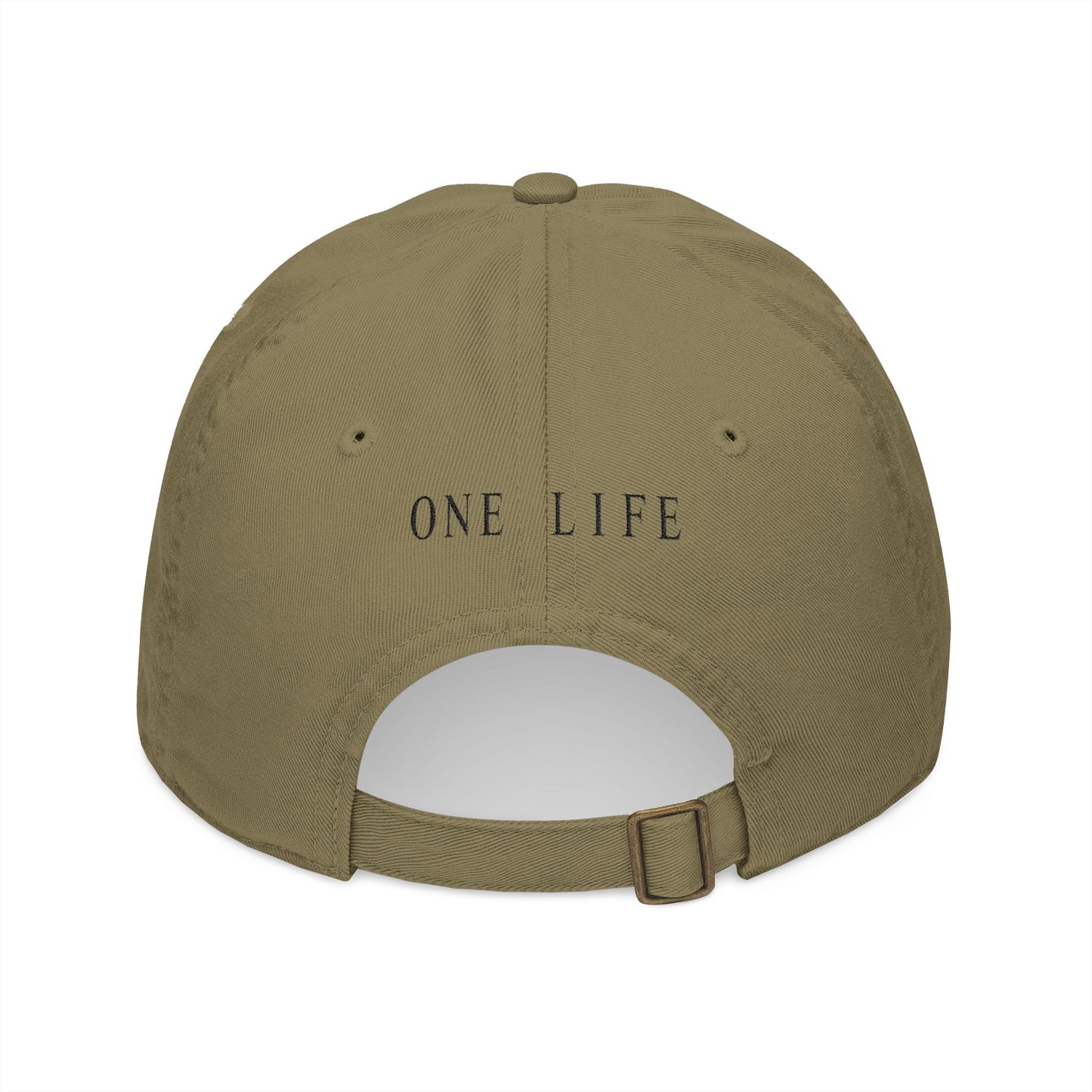 Minimal RWF Organic Embroidered Cap — 'One Life'