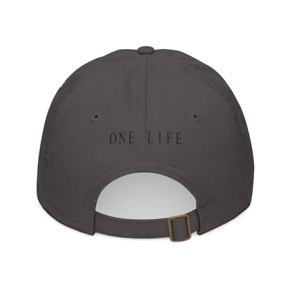 Minimal RWF Organic Embroidered Cap — 'One Life'