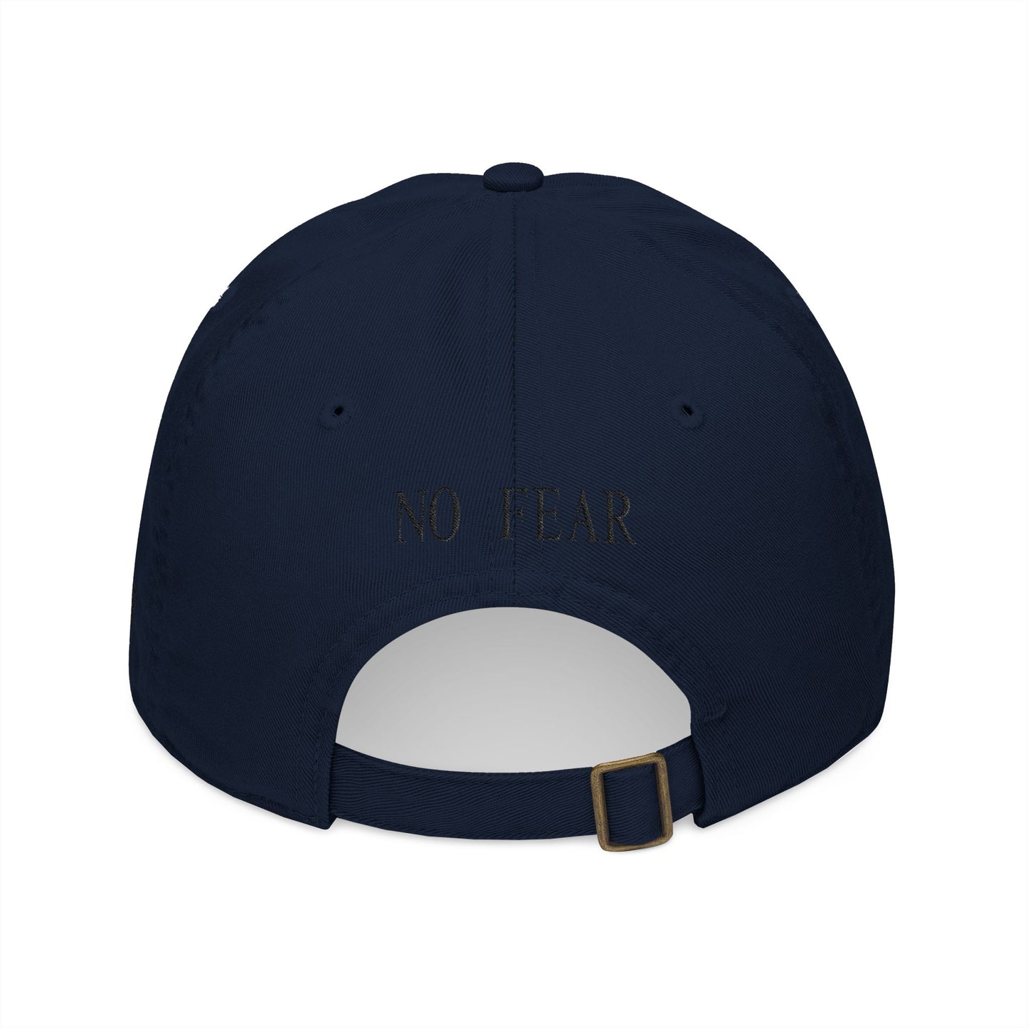 'No Fear' - Organic Embroidered Cap