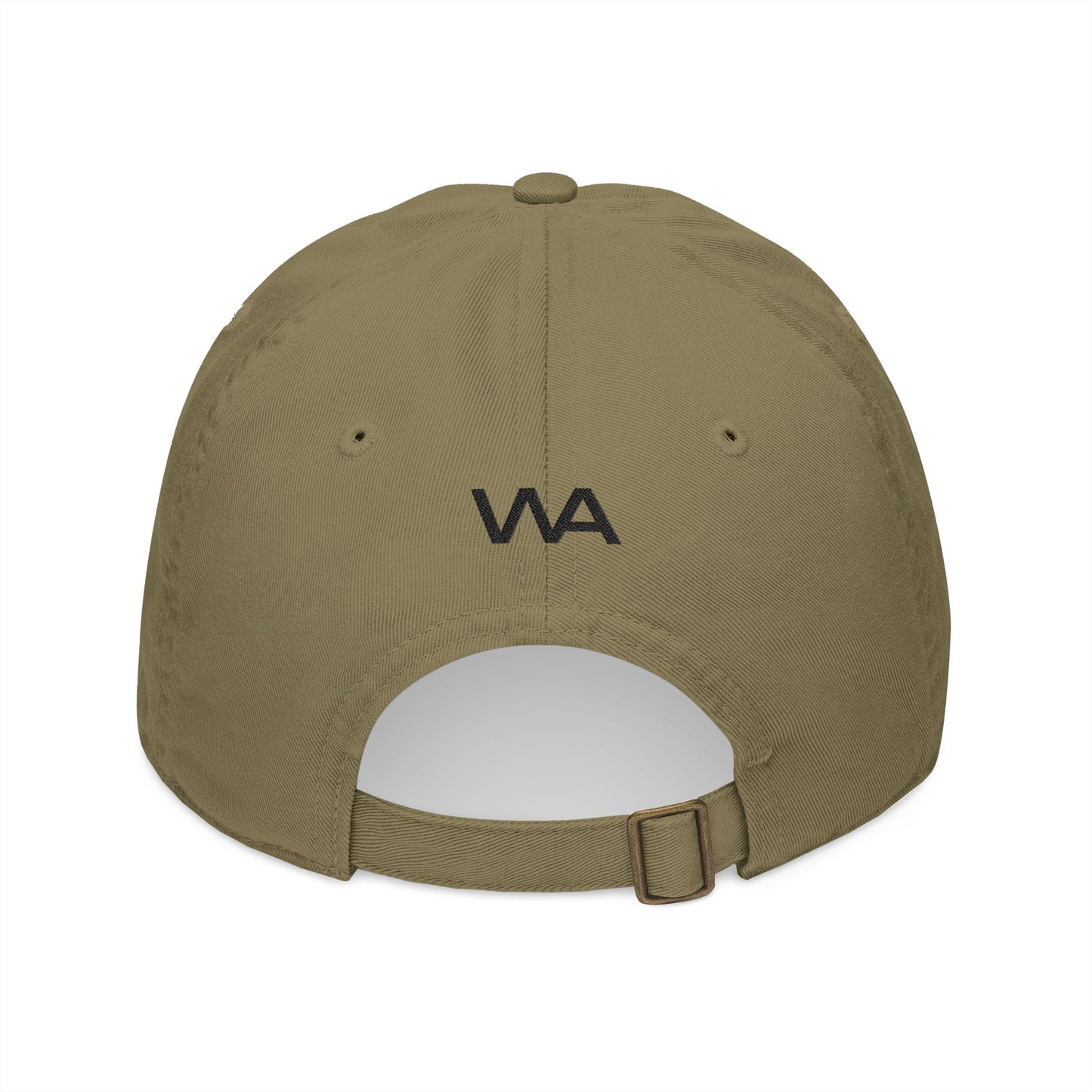 WA Organic Embroidered Baseball Cap — Minimal