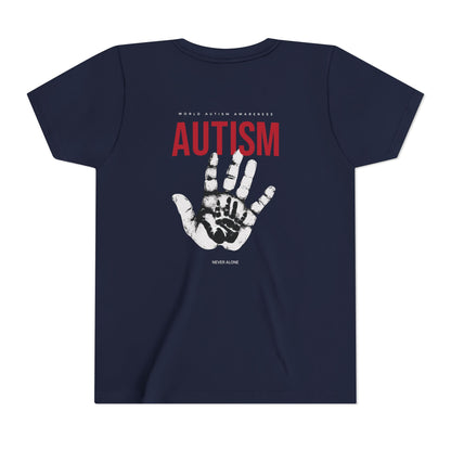 'Never Alone' - Autism Awareness Youth Tee